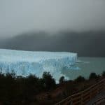 Vista do Perito Moreno desde as passarelas
