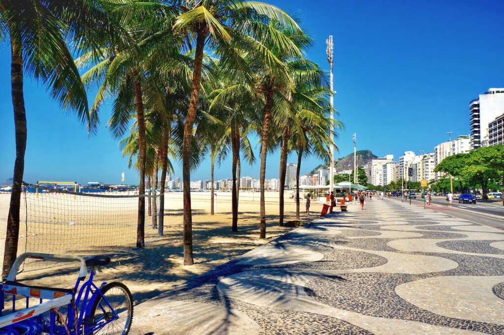 Praia de Copacabana, Rio de Janeiro, calçadão