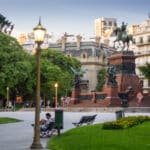 Monumento da Plaza General San Martín. Buenos Aires, Argentina