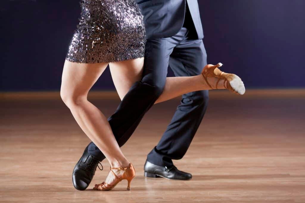 tango dancer's legs