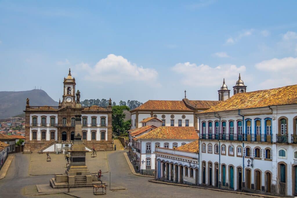 Praça Tiradentes. Ouro Preto, Minas Gerais